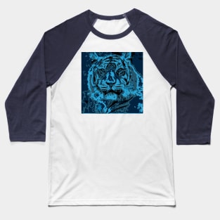 Blue Tiger Baseball T-Shirt